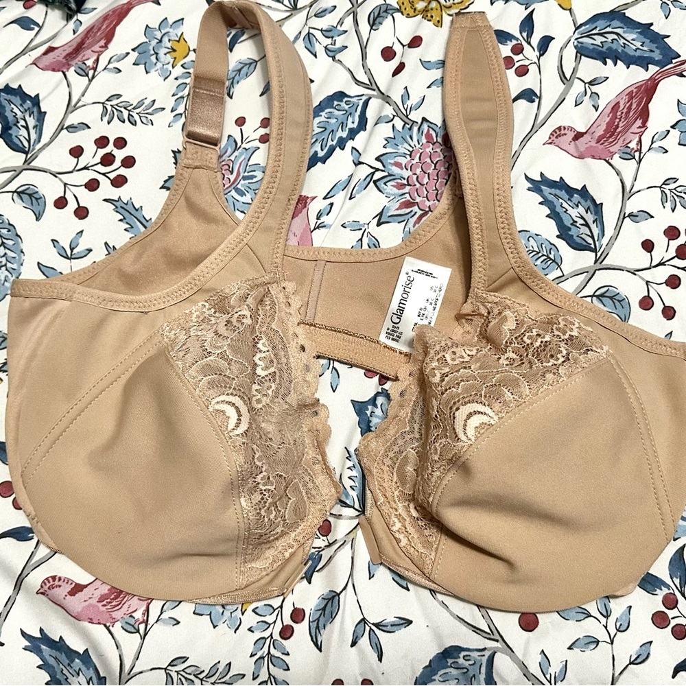 Glamorise front close bra 38C